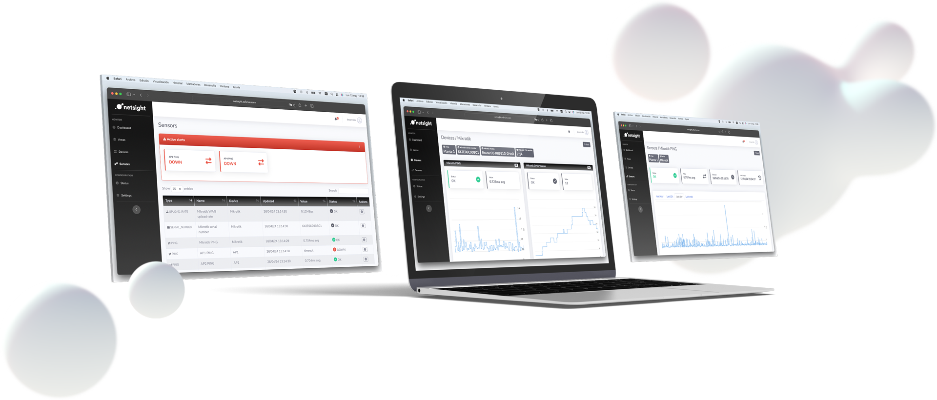 Netsight: Monitorización continua de redes y sistemas